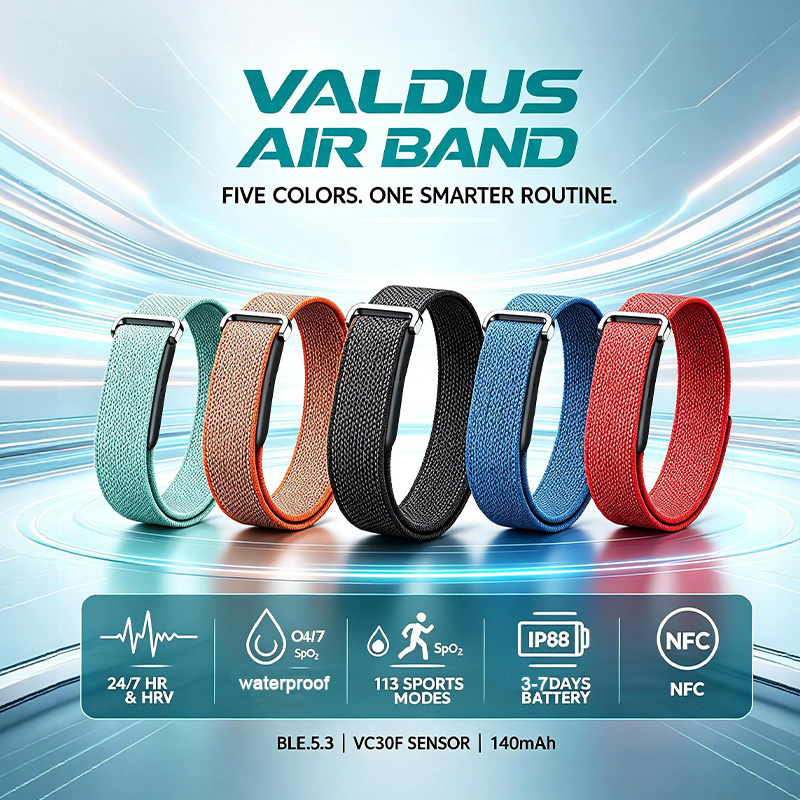Smartwatch Nexus - Inteligentna opaska VALDUS Air Band dla