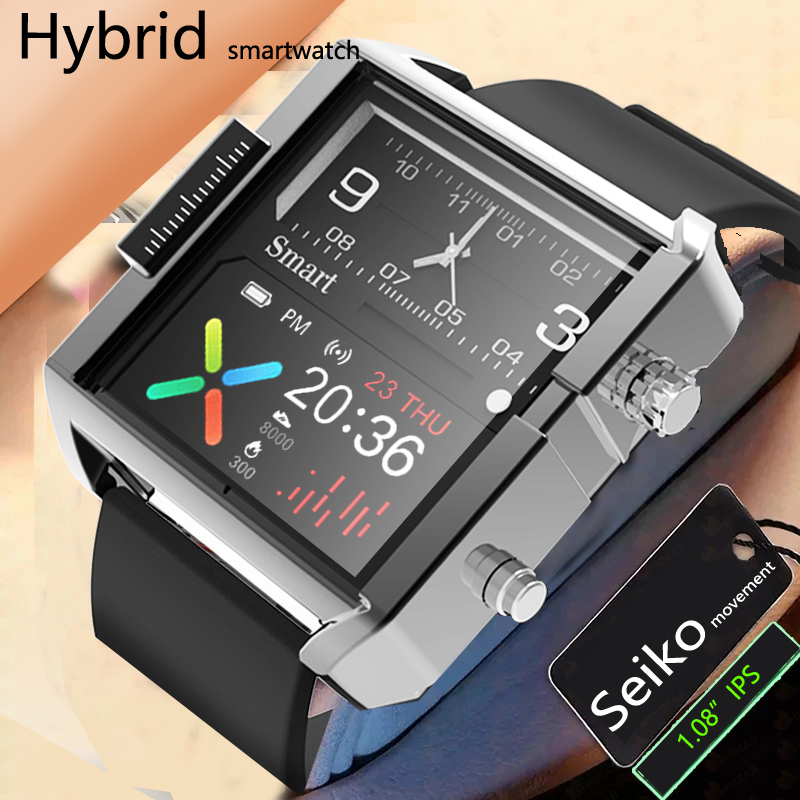 Smartwatch Custom - T9 Hybrid Smartwatch monitorujący tętno Monitor