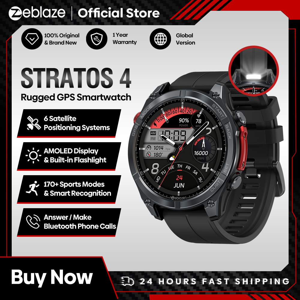 Smartwatch Nexus - NOWY inteligentny zegarek GPS Zeblaze Stratos