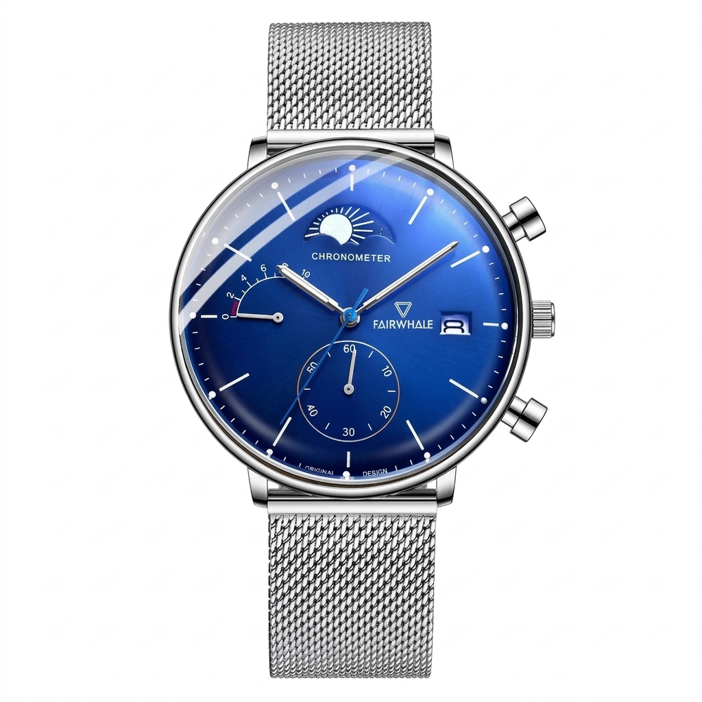 Mark Fairwhale – męski zegarek – Stainless Mesh Band recenzja i cena