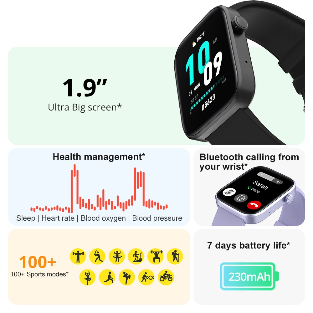 COLMI P71 Połączenia głosowe S – Smartwatch Instagram recenzja i cena
