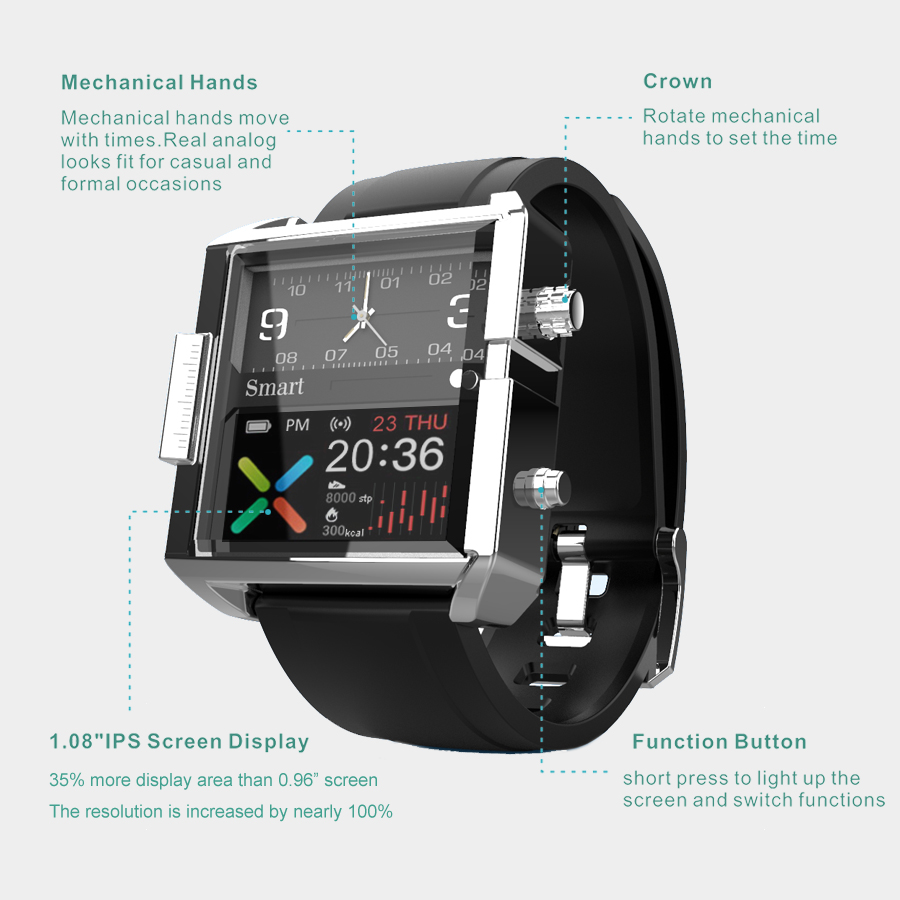 T9 Hybrid Smartwatch monitoruj – Smartwatch Custom recenzja i cena