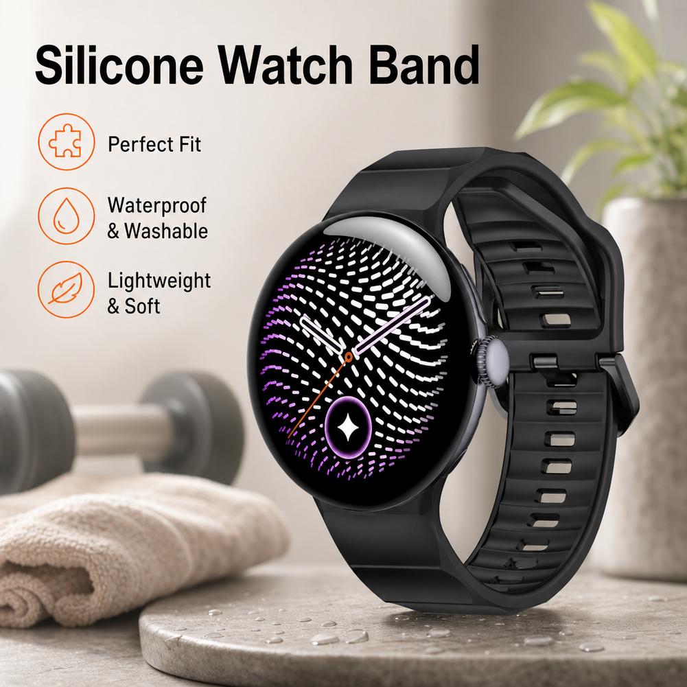 Pasek silikonowy w stylu fali  – Smartwatch Nexus recenzja i cena
