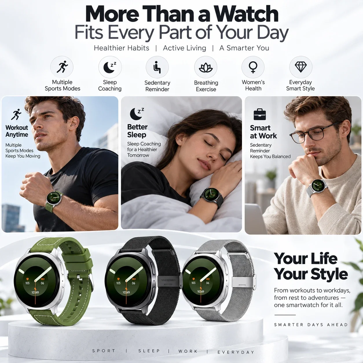 Nowy inteligentny zegarek W9 M – Smartwatch Nexus recenzja i cena